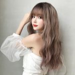 Wig Female Long Hair Slightly Curly Wavy Natural Fluffy Full Top Hair Cover - Image 4
