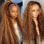 Curly Loose Deep Wave Lace Forehead Wig 13x4 - Image 4