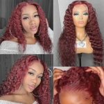 Front Lace Small Roll Set Lace Wig High-temperature Fiber Mixed - Image 2