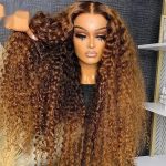 Curly Loose Deep Wave Lace Forehead Wig 13x4 - Image 5