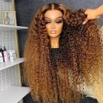 Small Volume Wound Tube Afro Long Curly Wig - Image 4