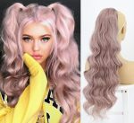 Wig Big Wave Drawstring Ponytail Matte High Temperature Silk Chemical Fiber Wig - Image 7