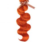 Real Hair Curtain Block Orange Europe And America - Image 2