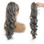 Wig Big Wave Drawstring Ponytail Matte High Temperature Silk Chemical Fiber Wig - Image 5