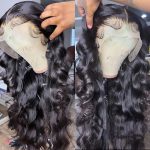 Former Lace Wig Woman With Long Black Curly Hair - Image 4