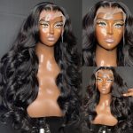 Former Lace Wig Woman With Long Black Curly Hair - Image 2