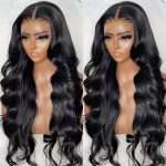 Former Lace Wig Woman With Long Black Curly Hair - Image 3