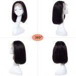 134 Front Lace Bobo Bobhaircut Natural Color Full Human Hair - Image 2