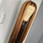 Piano Color Real Hair T-shaped Headgear - Image 4